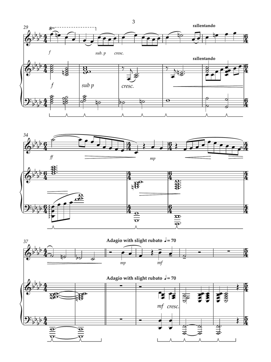 Indigo for Flute and Piano Flute Solo scores gallery preview page 5