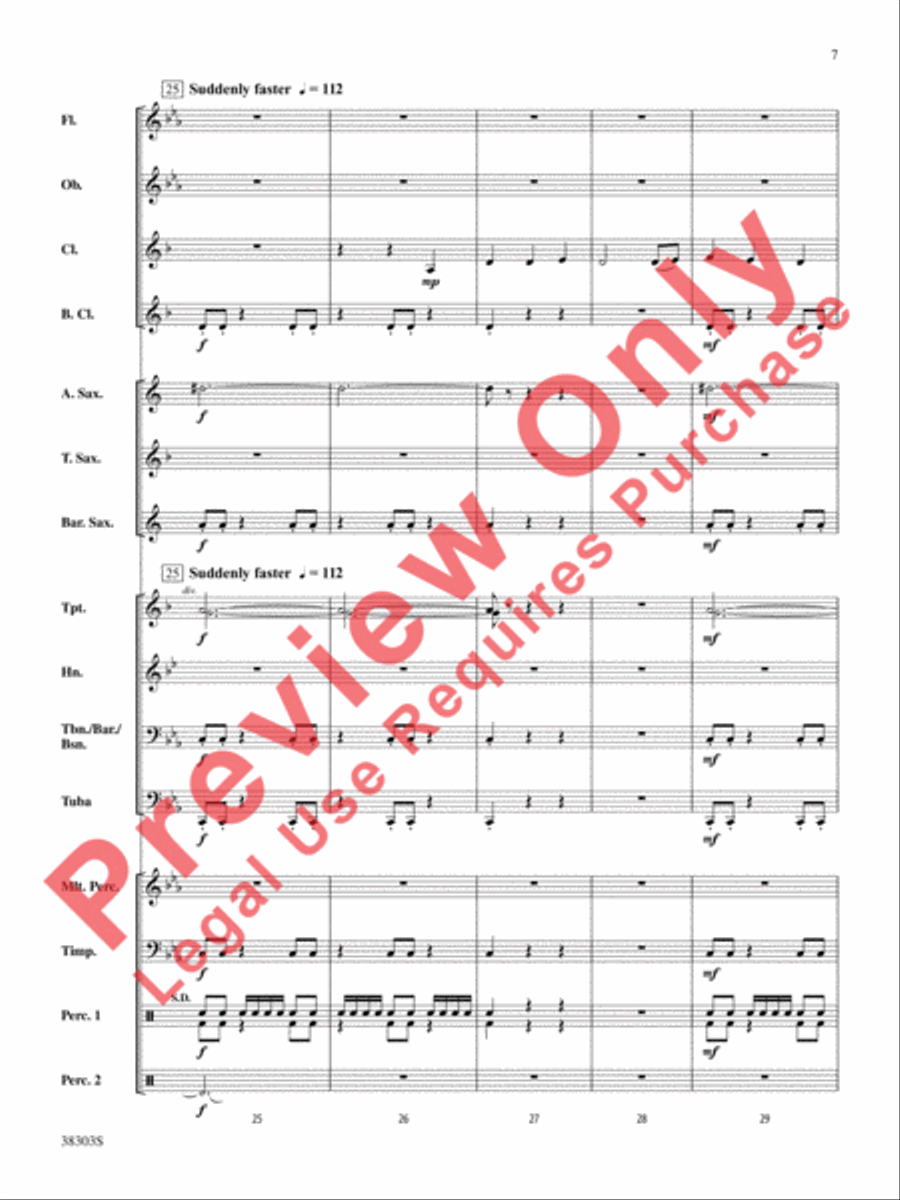 Ghost Ship Concert Band scores gallery preview page 8