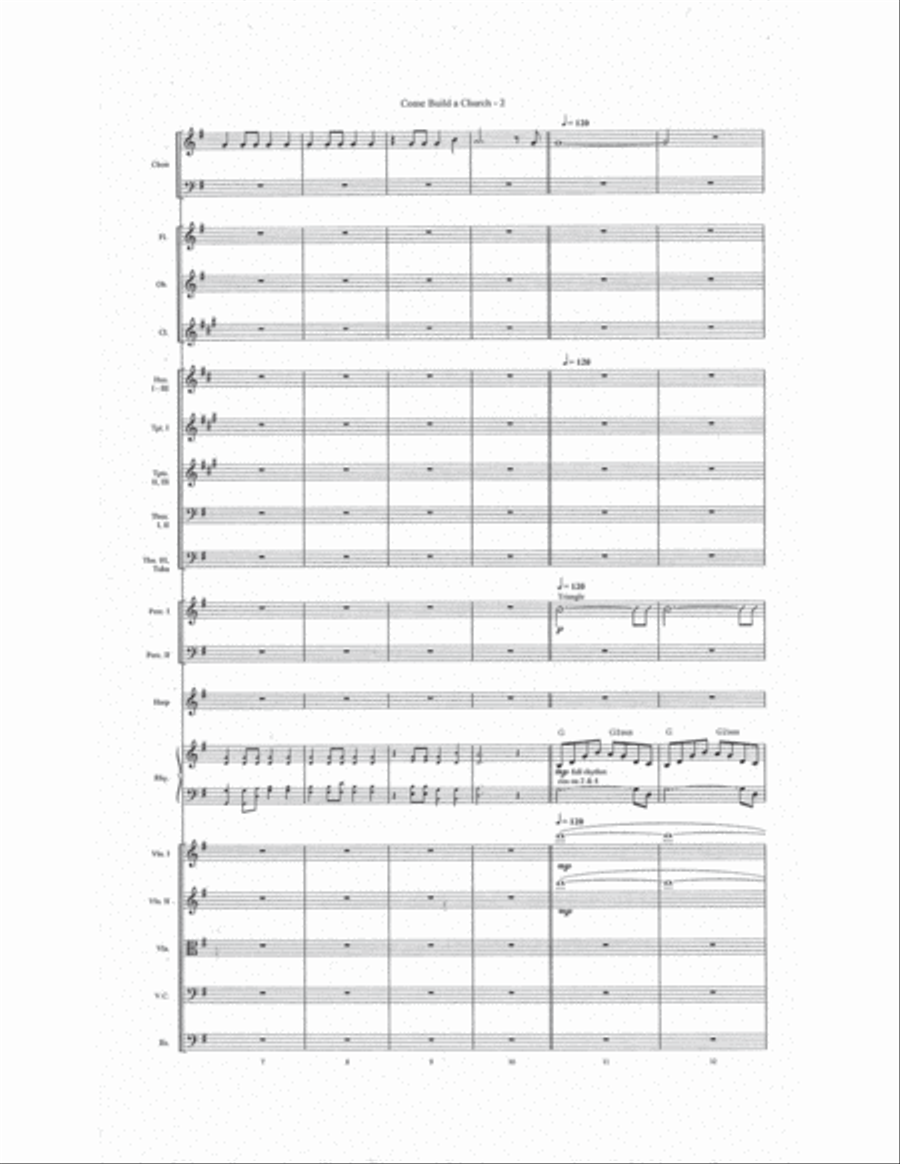 Come Build a Church Choir scores gallery preview page 3