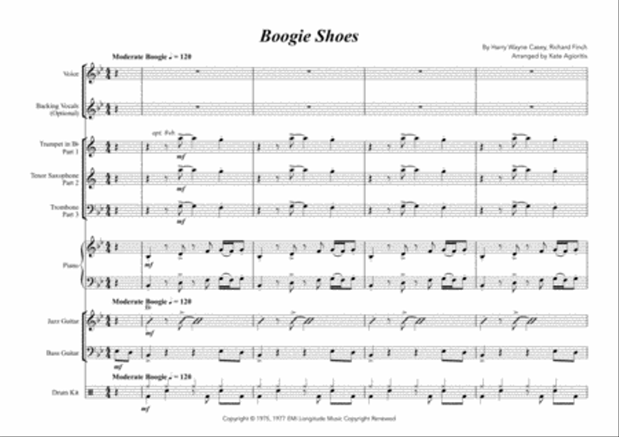 Boogie Shoes Jazz Ensemble scores gallery preview page 3