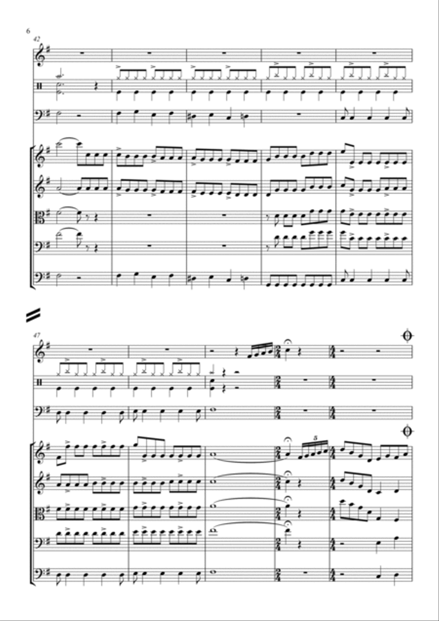 Capriccio Veneziano Full Orchestra scores gallery preview page 6