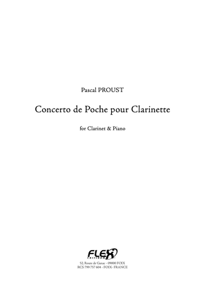 Book cover for Concerto de Poche pour Clarinette