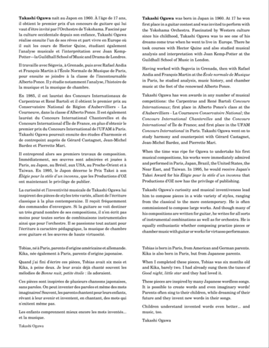 Bonne nuit, petite étoile Classical Guitar scores gallery preview page 2