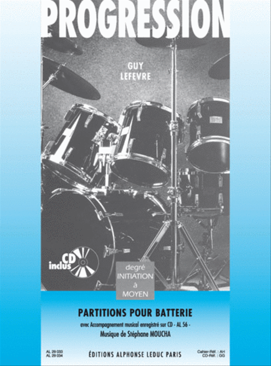 Progression (drums) Avec Cd Al29034 Drums scores gallery preview page 1