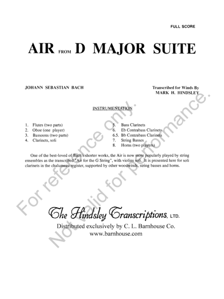 Air from D Major Suite image number null