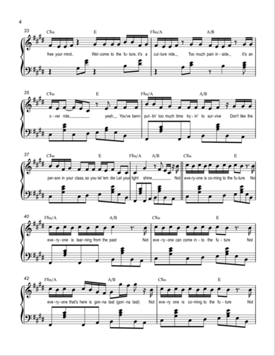 Future Piano Solo scores gallery preview page 4