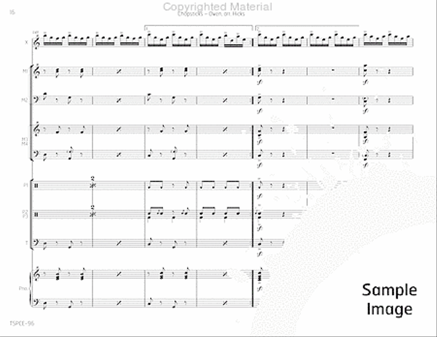 Chopsticks Percussion Ensemble scores gallery preview page 21