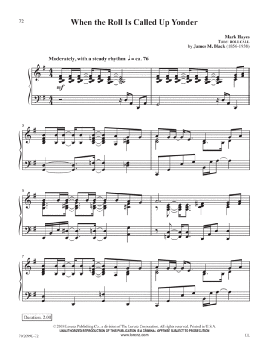 Mark Hayes Miniatures, Vol. 2 Piano Solo scores gallery preview page 23