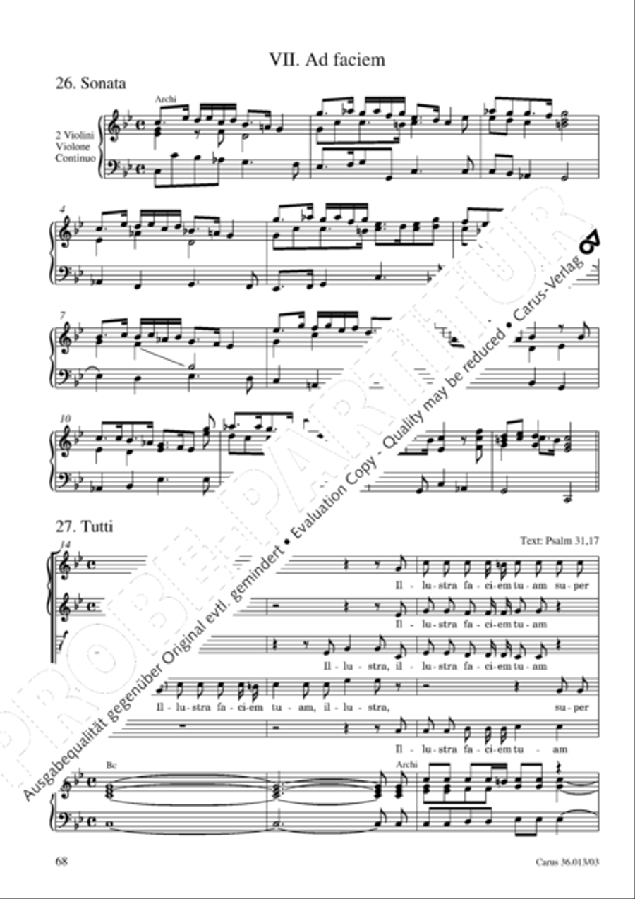 Membra Jesu nostri SSATB scores gallery preview page 69