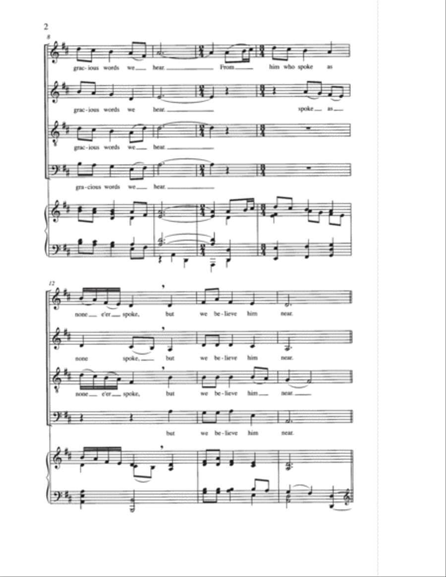 We Walk By Faith We Walk By Faith 4-Part scores gallery preview page 4