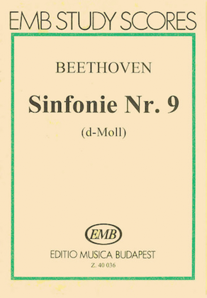 Book cover for Symphony No. 9 in D minor, Op. 125 "Choral"