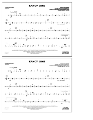 Fancy Like (arr. Paul Murtha) - Aux Percussion