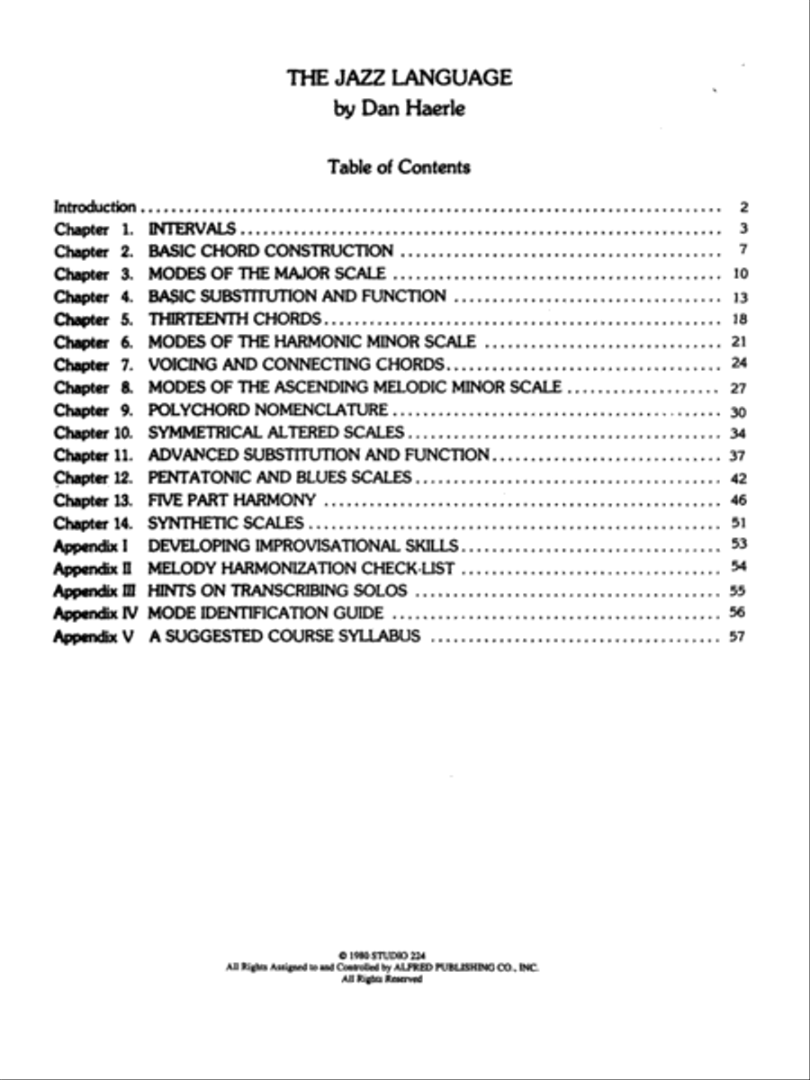 The Jazz Language Collection / Songbook scores gallery preview page 2