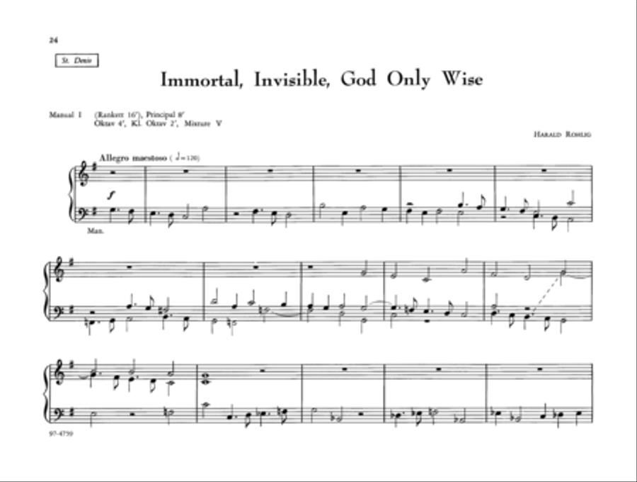 The Parish Organist, Part 12 (Familiar Hymn Tunes) Organ scores gallery preview page 11