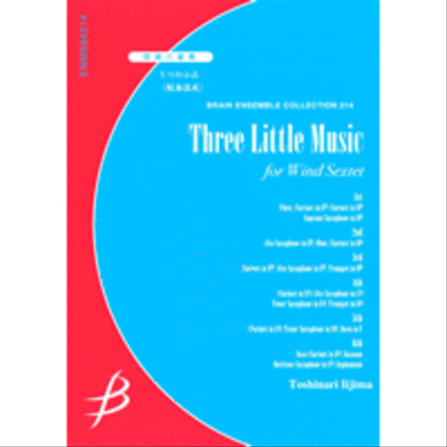 Three Little Music - Mixed Chamber Wind Sextet Chamber Music scores gallery preview page 1