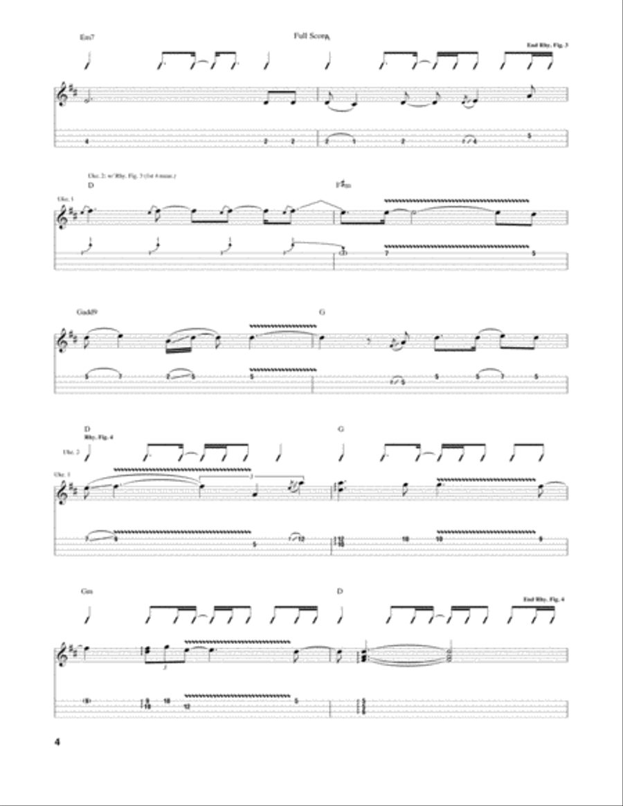 Hula Girl Hula Girl Ukulele scores gallery preview page 4
