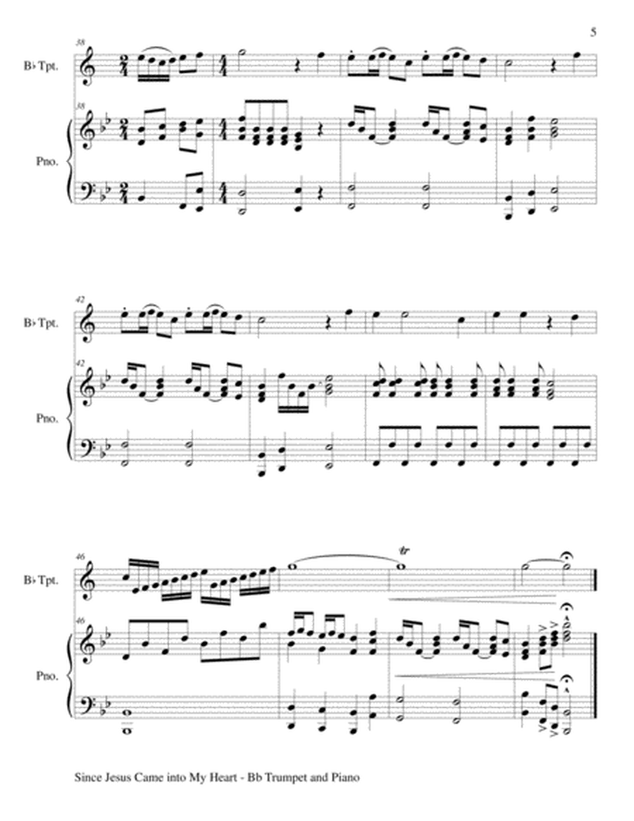 GOSPEL HYMN SUITE (For Bb Trumpet & Piano with Score & Bb Trumpet Part) image number null