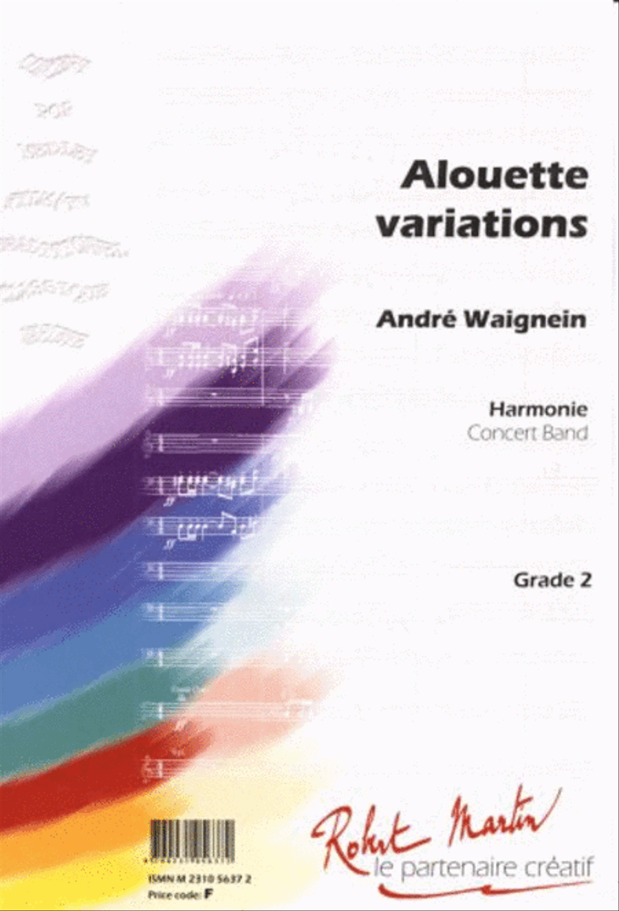 Alouette Variations Concert Band scores gallery preview page 2