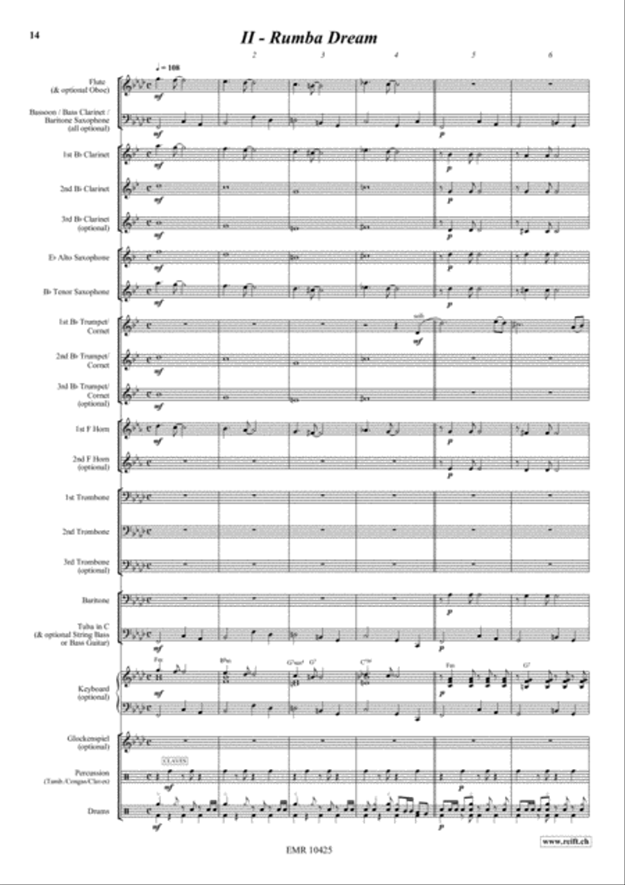 Americana Suite Americana Suite Concert Band scores gallery preview page 10