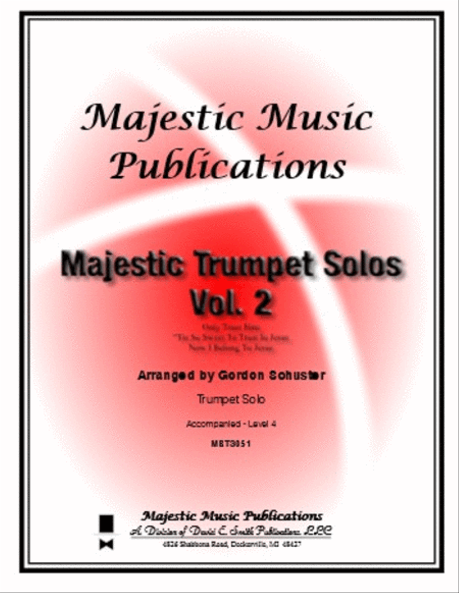 Majestic Trumpet Solos, Vol. 2 Cornet scores gallery preview page 1