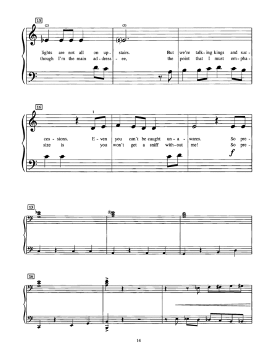 Be Prepared (from The Lion King) Piano scores gallery preview page 3