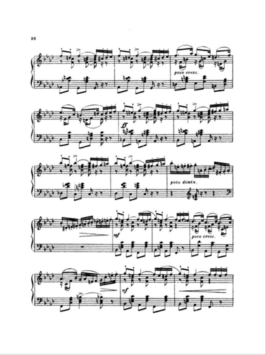 Tchaikovsky: Eighteen Piano Pieces, Op. 72; Aveu Passionne; Valse, Op. 40, No. 9, 1st Version Piano Solo scores gallery preview page 2