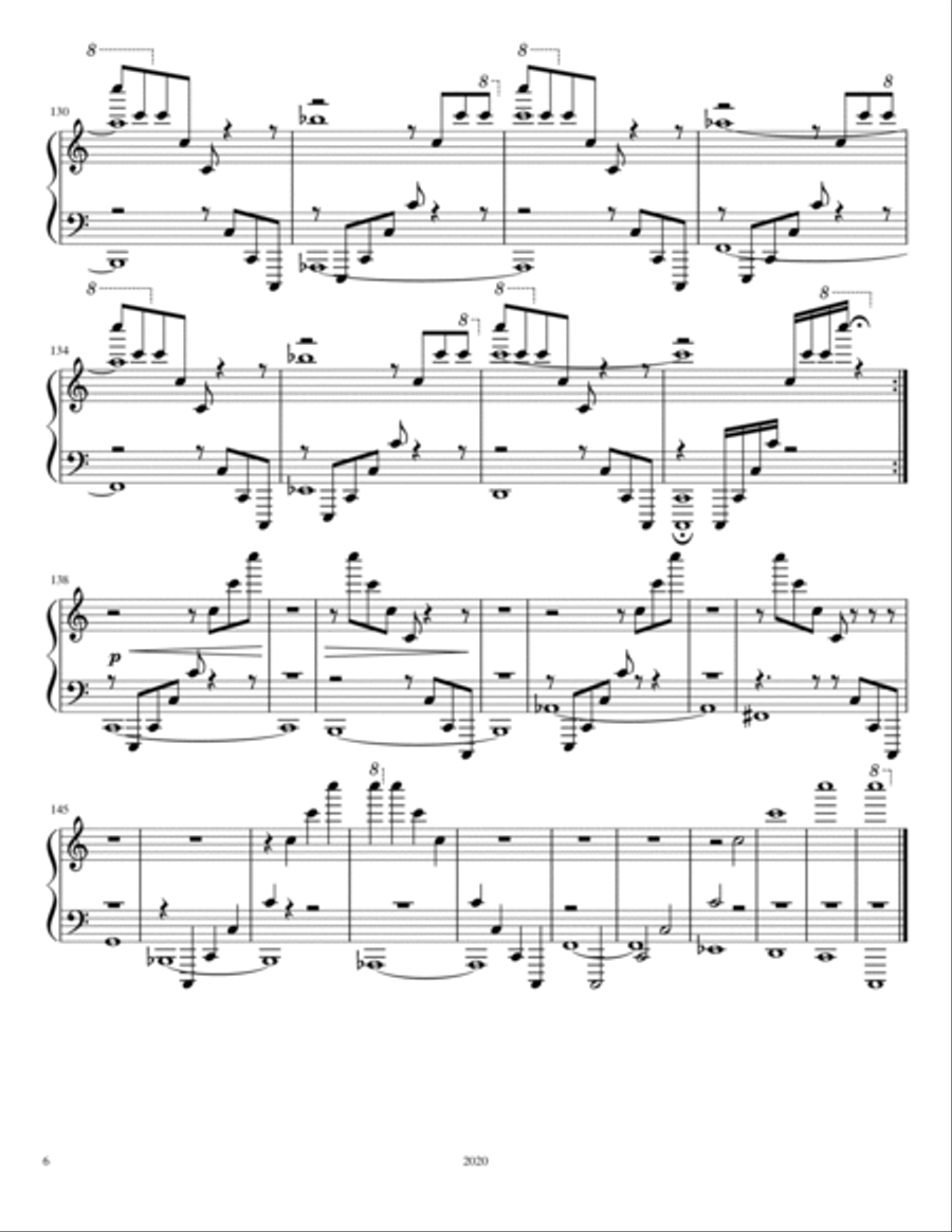 Three Piano Pieces Piano Solo scores gallery preview page 6