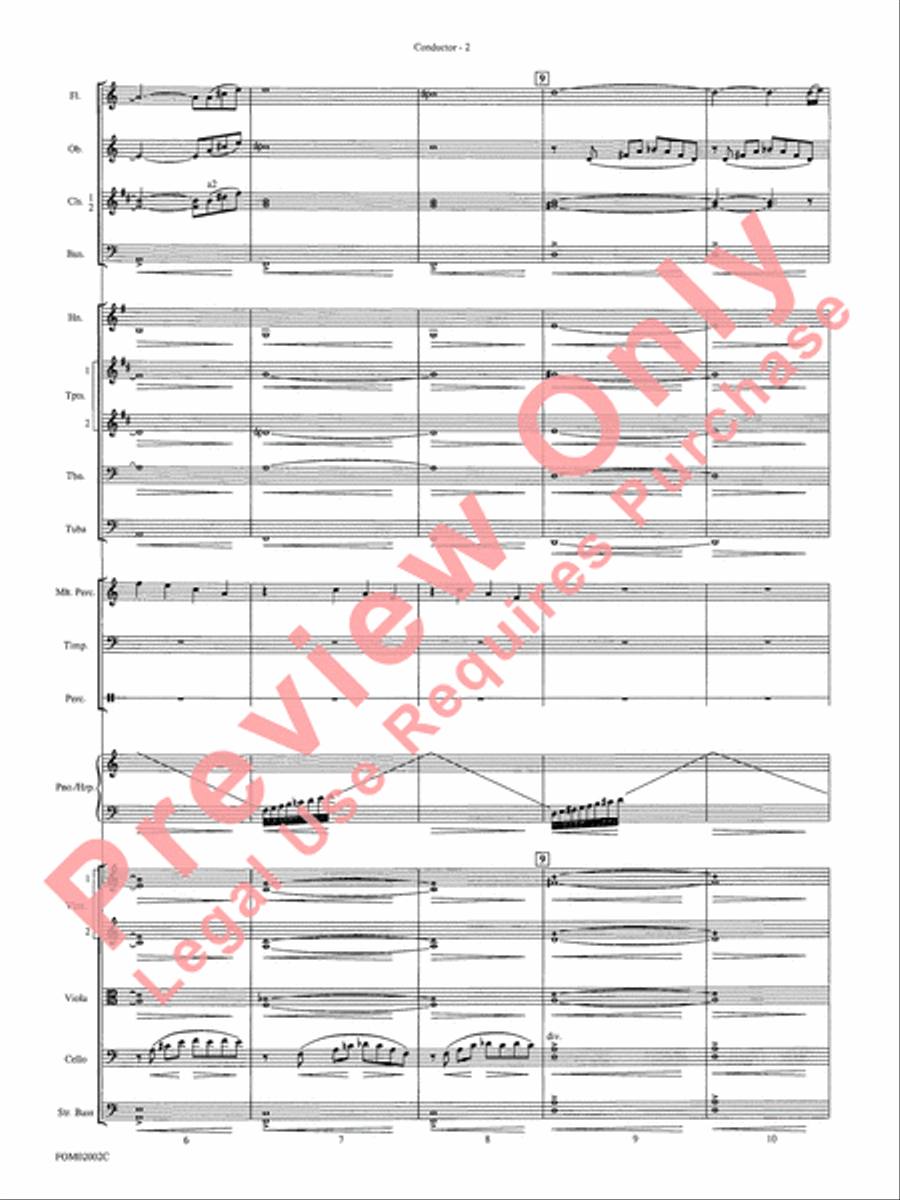 The Lord of the Rings - The Fellowship of the Ring Full Orchestra scores gallery preview page 5