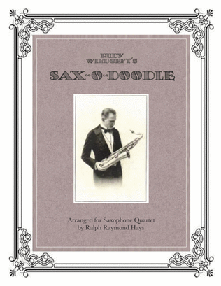 Book cover for Sax-o-Doodle (for saxophone quartet)