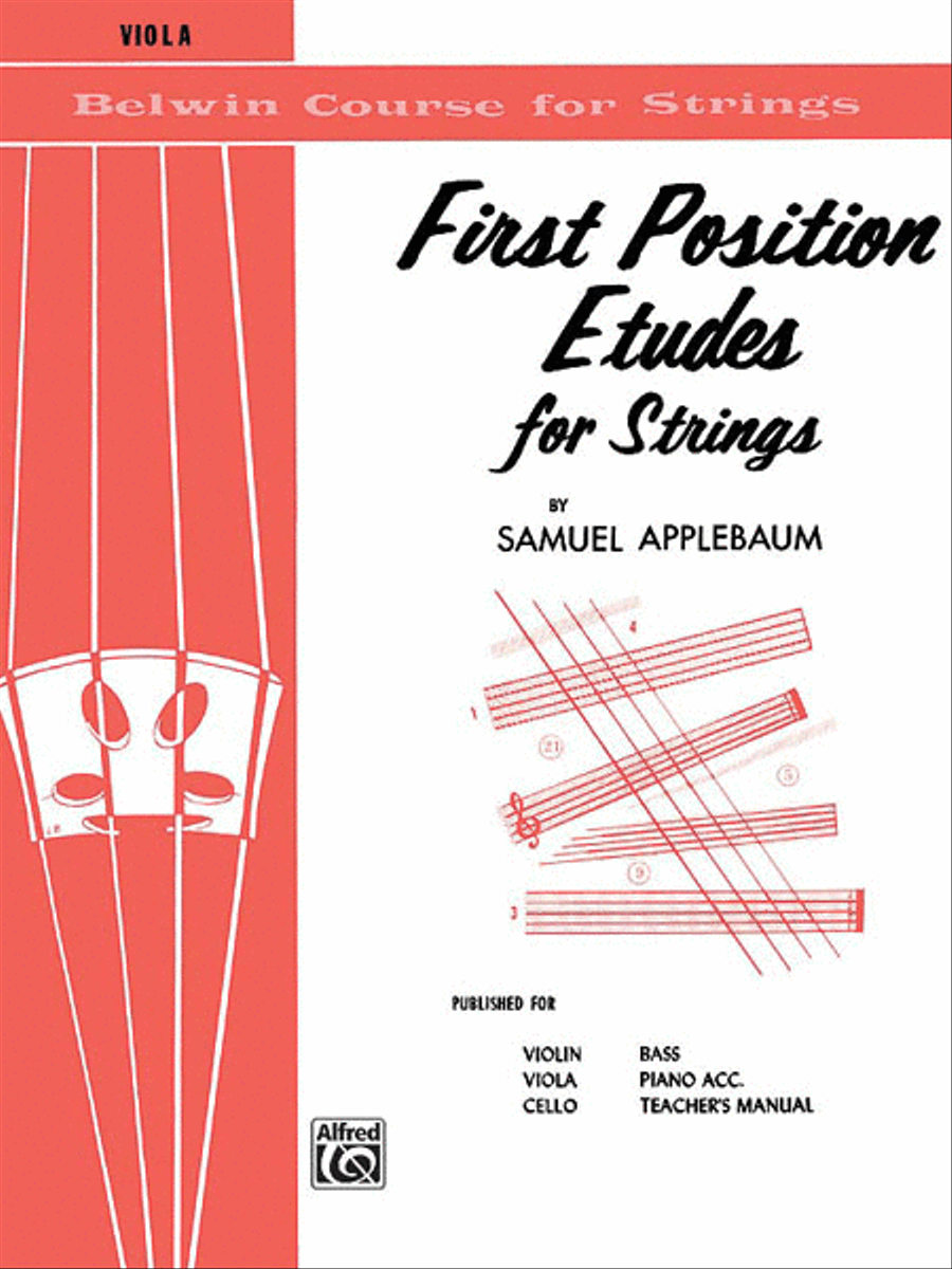 First Position Etudes for Strings Chamber Orchestra scores gallery preview page 1