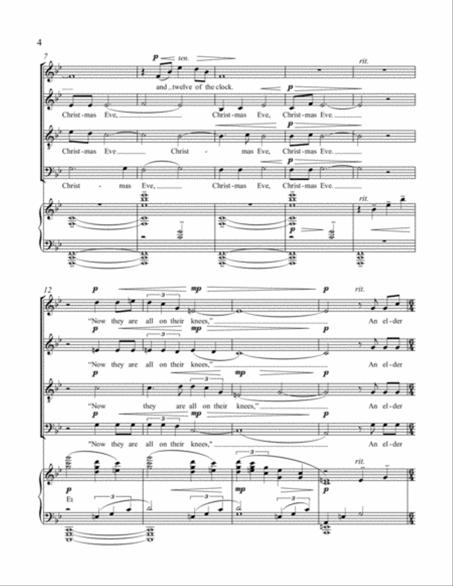 The Oxen The Oxen 4-Part scores gallery preview page 4