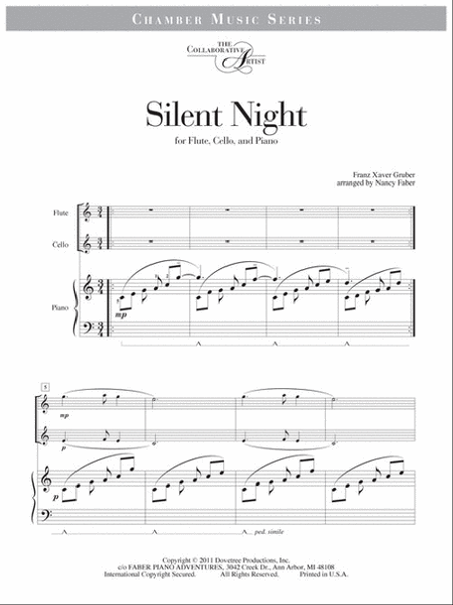 Silent Night Flute scores gallery preview page 2