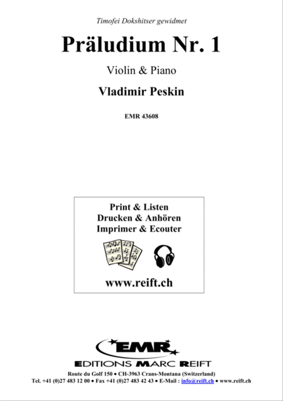 Praludium No. 1 Praludium No. 1 Violin Solo scores gallery preview page 2