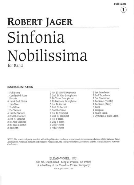 Sinfonia Nobilissima