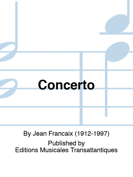 Concerto  Sheet Music