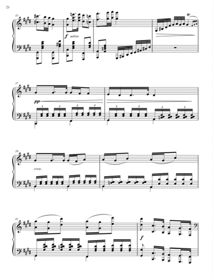 Movement II from Piano Sonata No. 1 in A minor image number null