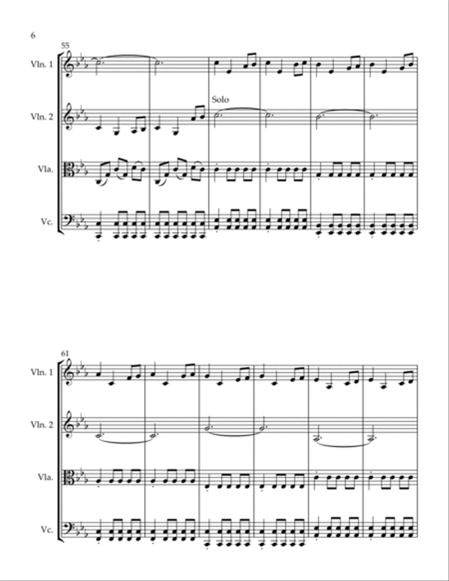 Game Of Thrones String Quartet scores gallery preview page 6