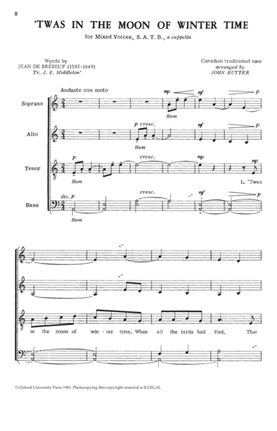 Joy to the World 4-Part scores gallery preview page 3