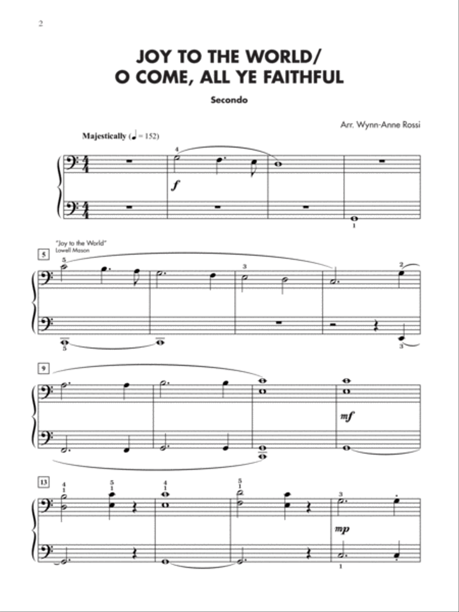 Christmas Medleys for Two, 1-3 (Value Pack) Piano Method scores gallery preview page 6
