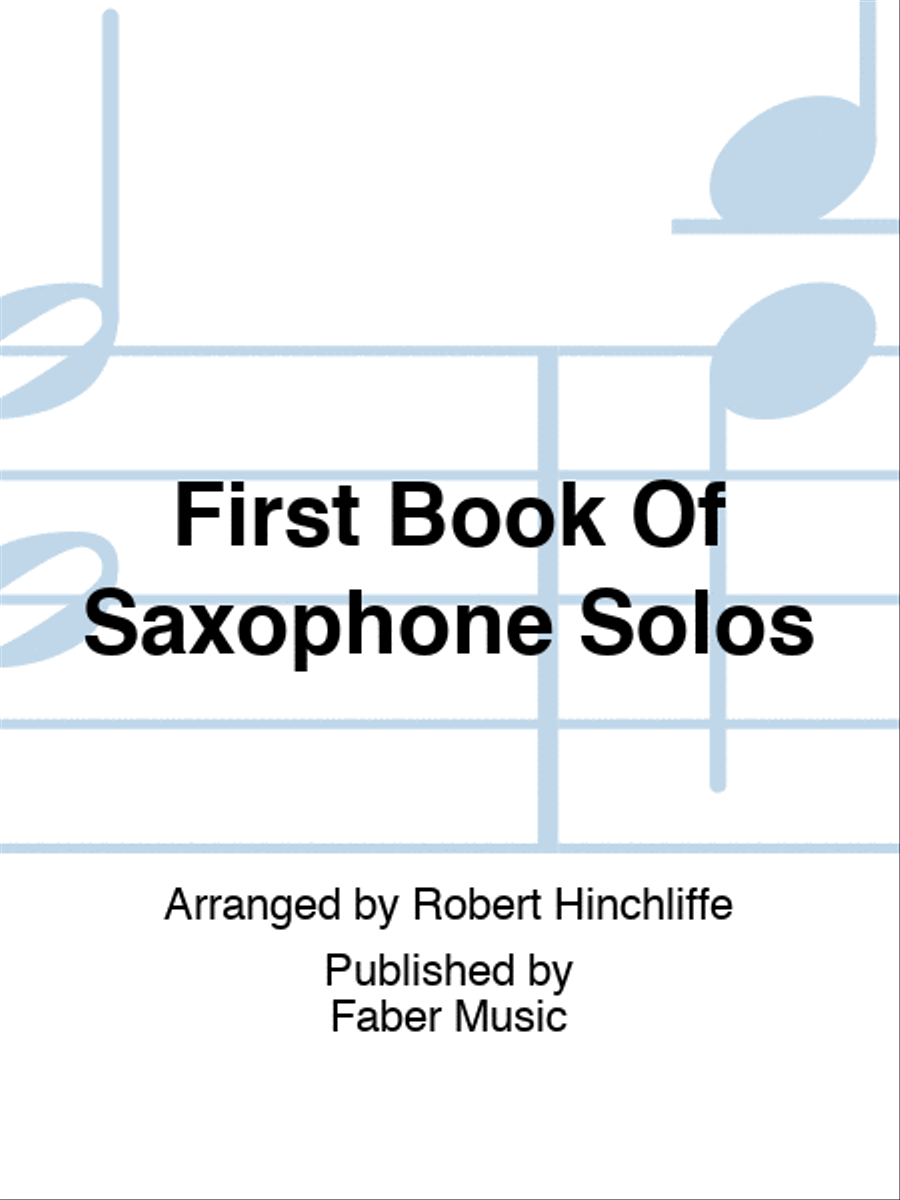 First Book Of Saxophone Solos Piano Accompaniment scores gallery preview page 1
