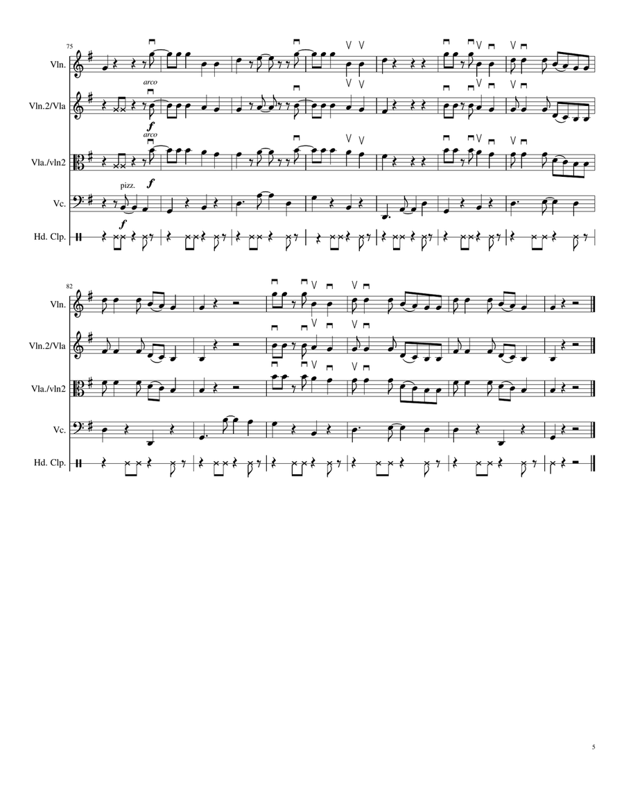 Good Day For Marrying You Small Ensemble scores gallery preview page 5
