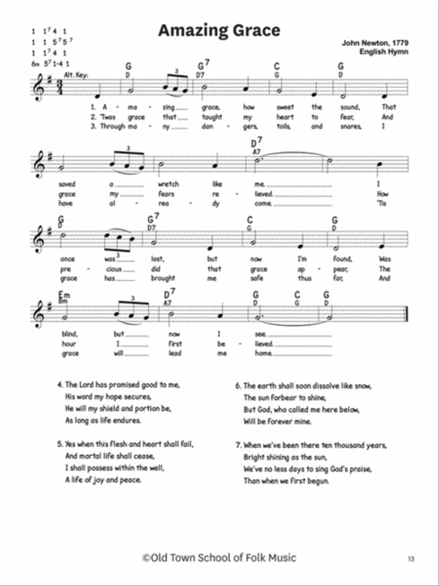 Old Town School of Folk Music Songbook – 2nd Edition Collection / Songbook scores gallery preview page 5