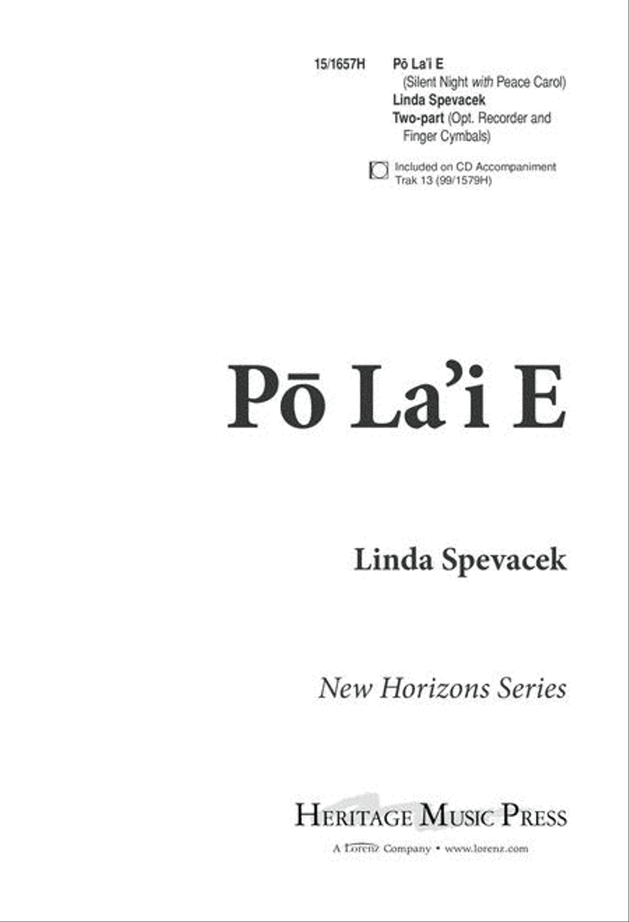 Pō La’i E Pō La’i E 2-Part scores gallery preview page 1