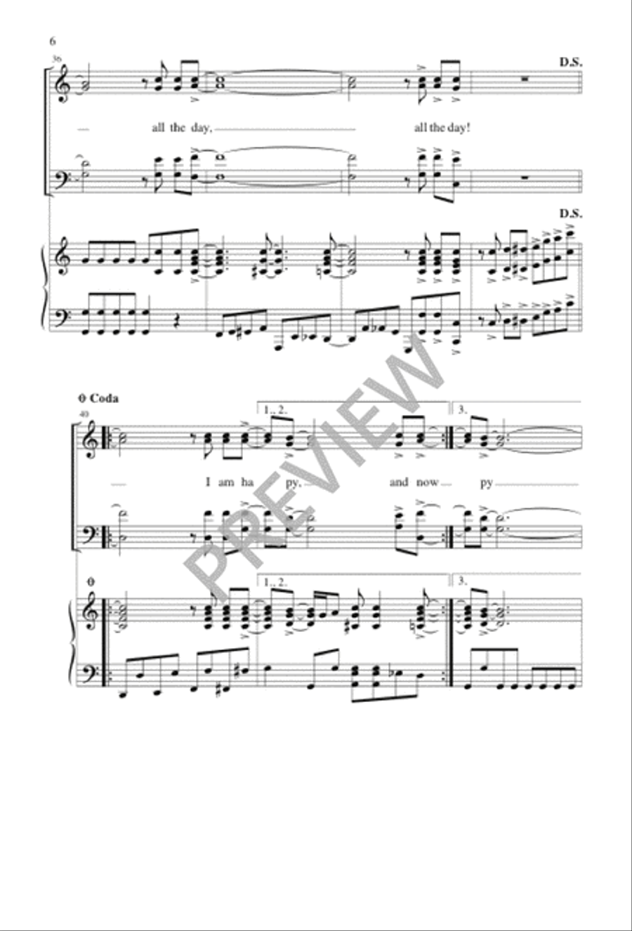 At the Cross 4-Part scores gallery preview page 6