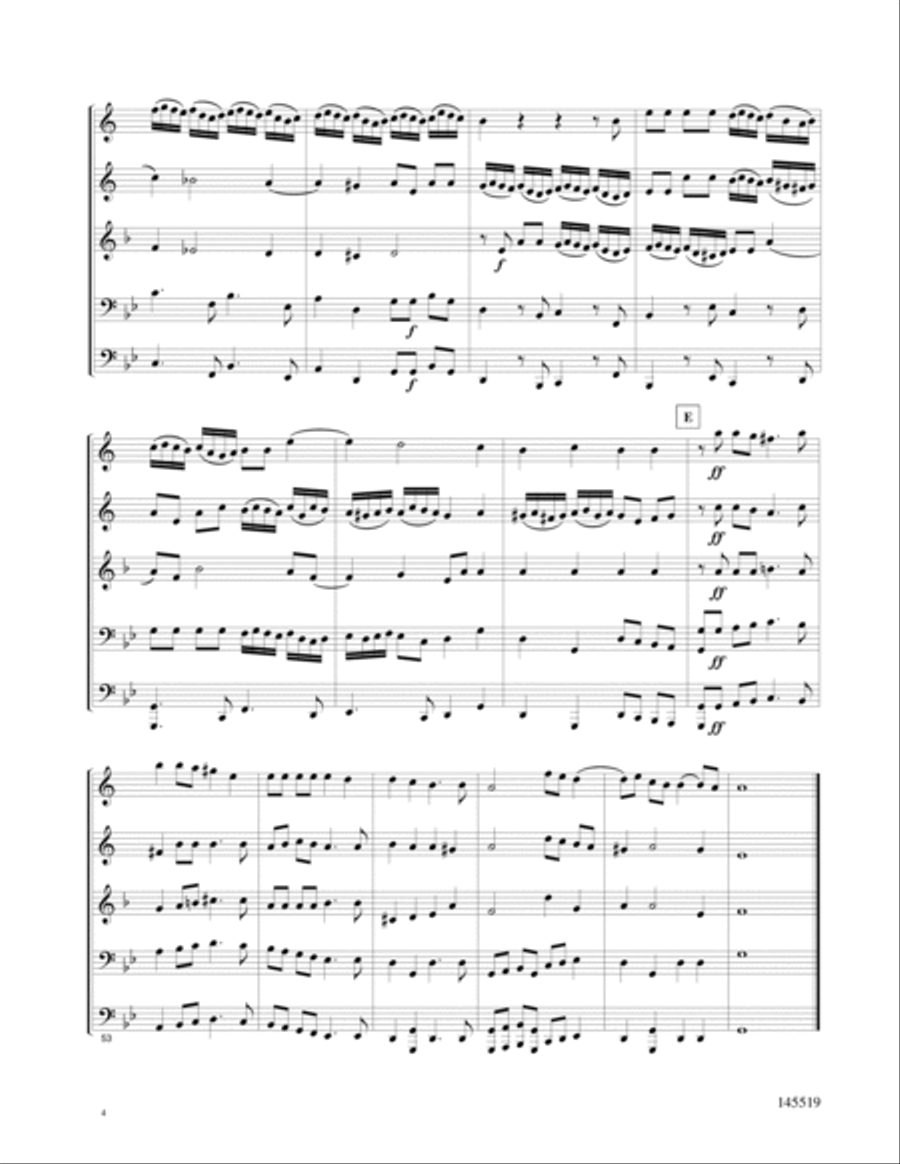 And He Shall Purify Brass Quintet scores gallery preview page 4