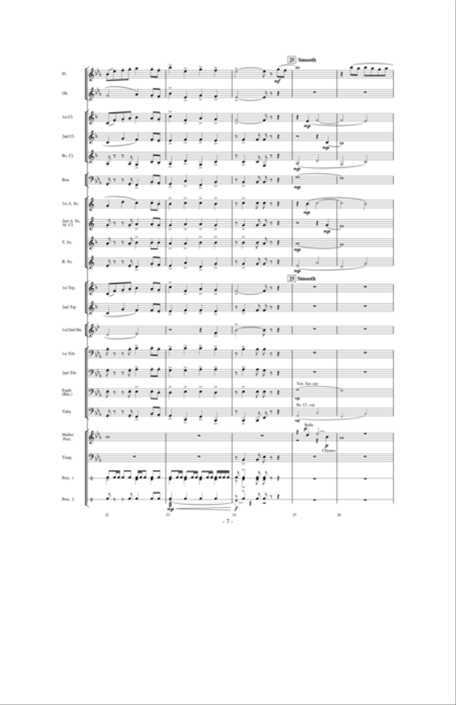 Clark County Celebration Concert Band scores gallery preview page 6