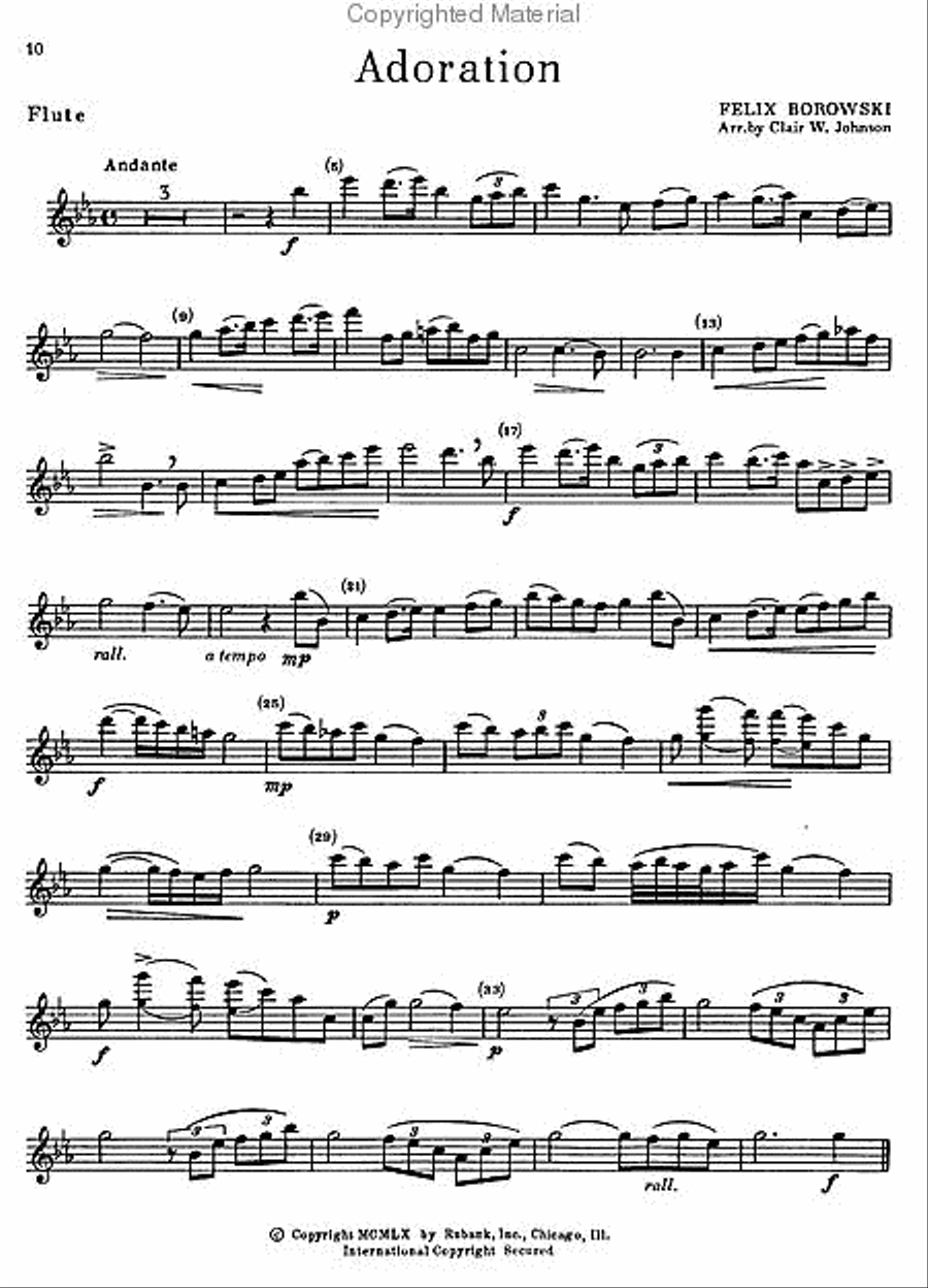 Sacred Solos Sacred Solos Flute Solo scores gallery preview page 3