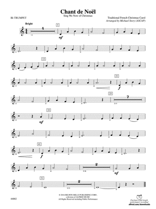 Chant de Noël: 1st B-flat Trumpet