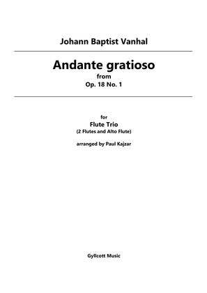 Book cover for Andante gratioso (Flute Trio)