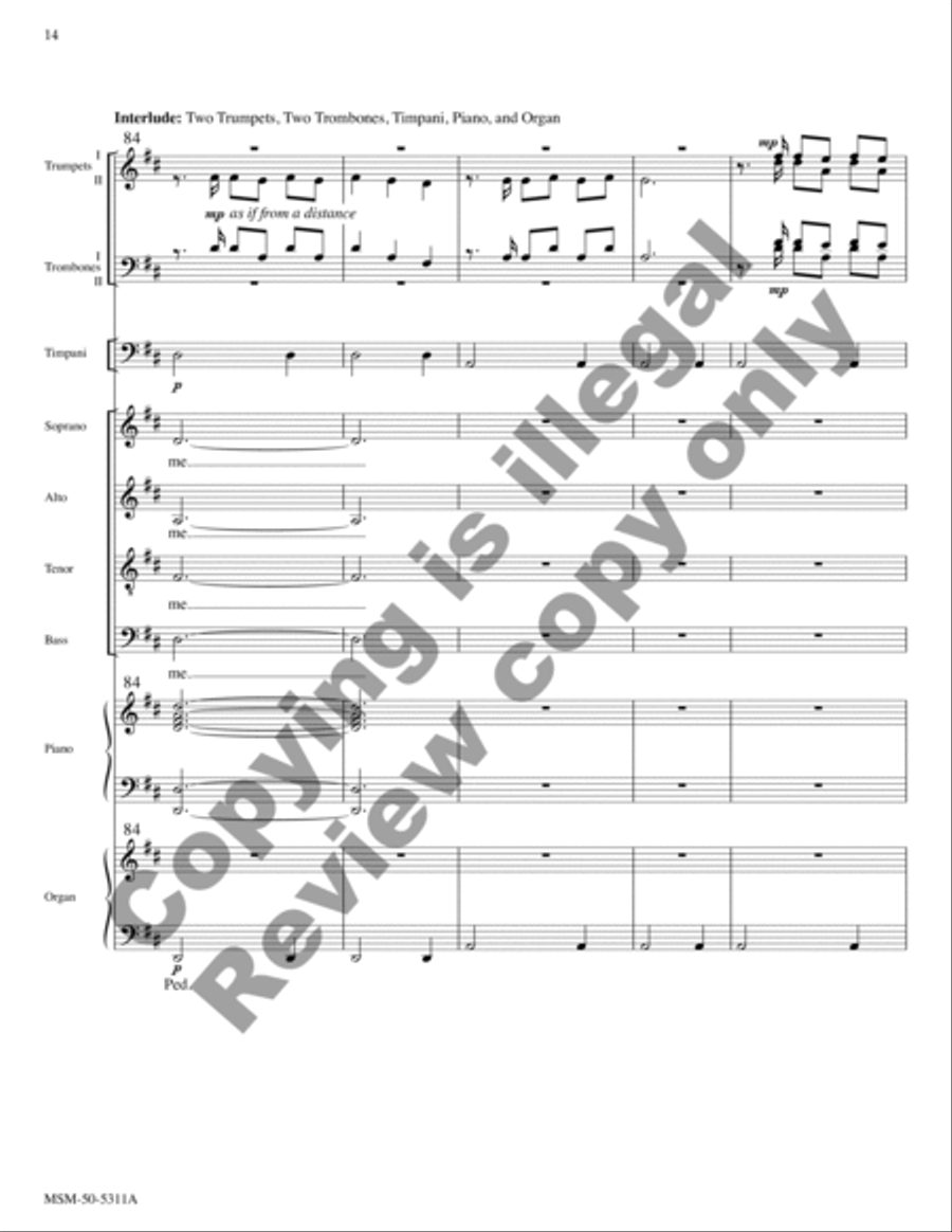Great Is Thy Faithfulness (Full Score) Choir scores gallery preview page 10